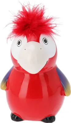 Obrázok produktu pre Pokladnička HairyBank 15 cm, papoušek