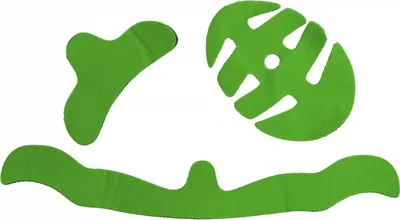 Productafbeelding van TSG Helmpolster-set voor volwassenen, kleur: groen, maat: L, artikelnummer: 75044-50-007