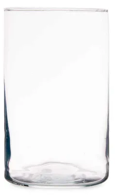 Produktbild von Giftdecor Blumenvase - Zylinderform - transparentes Glas - 12 x 20 cm