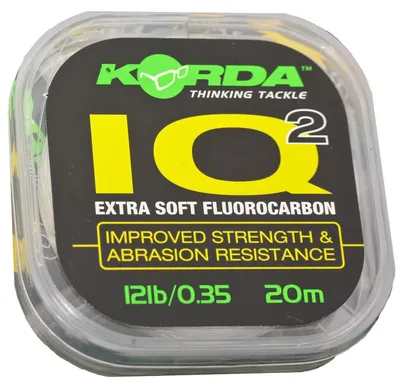 Produktbild von Korda IQ2 Extra Soft 0,35mm 12lbs 20m - Vorfachschnur