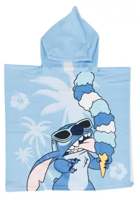 Obrázok produktu pre Lilo und Stitch Zmrzlina Strandhandtuch Poncho 55x110 cm