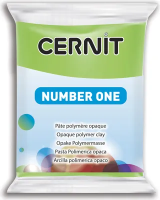 Produktbild von Cernit 6x Number One 56g, Hellgrün - Hellgrün CE0900056611C