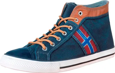 Produktbild von Nebulus Teil-Leder Sneaker UTAH High Herren, Ledersneaker, Turnschuhe, P6971 - Herren, navy, 43