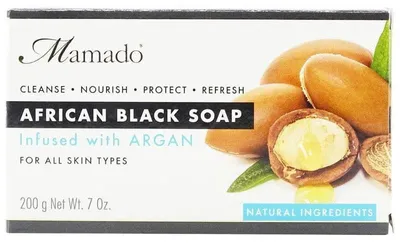 Obrázok produktu pre Mamado Africké čierne arganové mydlo 200gr.
