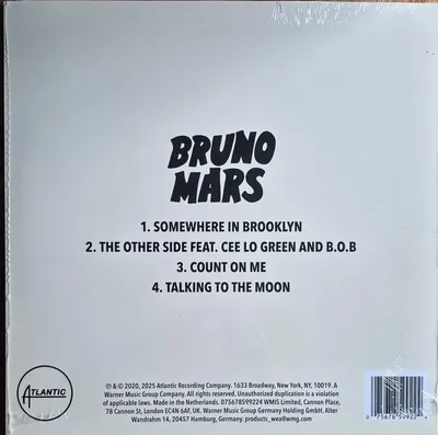 Image de Bruno Mars - It's Better If You Don't Understand (LP)