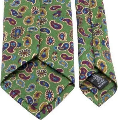 Produktbild von Klassische, zeitlose Herren Krawatte mit Paisley-Muster in Mintgrün