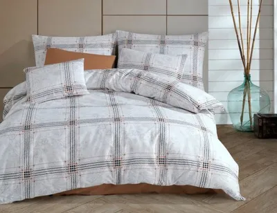 Zdjęcie produktu dla Pościel bawełniana Quatre White Rozmiar: 140x200 + 70x90 cm