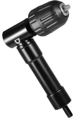Immagine prodotto di Mandrino per trapano a 90 gradi, con attacco per punte da 0,8-10 mm, a serraggio rapido, colore nero