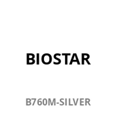 Zdjęcie produktu dla Płyta główna Biostar B760M-SILVER Intel B760 LGA 1700 micro ATX