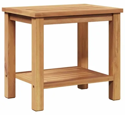 Immagine prodotto di Tavolino da salotto in legno di teak massello, dimensioni 50 x 35 x 45 cm