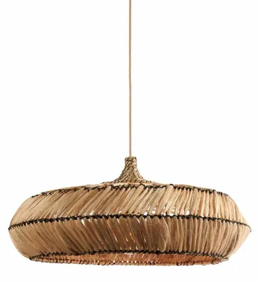 Produktbild von GOOD&MOJO - Hängeleuchte Rinjani - Braun - Ø70x250cm Hängelampe - Esstischlampe - Wohnzimmerlampe - Schlafzimmerlampe - Wohnzimmer