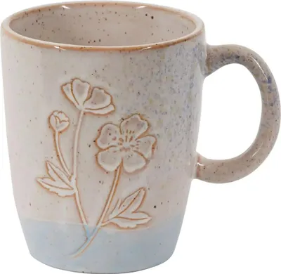 Produktbild von Coppenrath Verlag Porzellan-Tasse Blume blau - LandLust