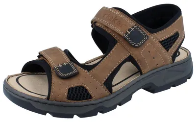 Produktbild von RIEKER Herren Trekking Sandale braun Textil - Größe: 40