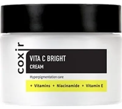 Obrázok produktu pre COXIR - Vita C Bright Cream, 50ml - Krém na tvár, ktorý vyrovnáva tón pleti