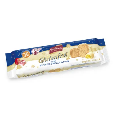 Obrázek produktu pro Mini máslové chlebíčky speculoos bez lepku a laktózy 150g