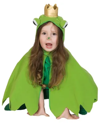 Produktbild von Frosch Cape Froschumhang Umhang Kinder Karneval Fasching Kostüm 92-104