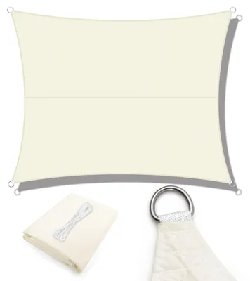 Zdjęcie produktu dla Wodoodporny parasol przeciwsłoneczny z zestawem montażowym, 2,5 x 3,5 m