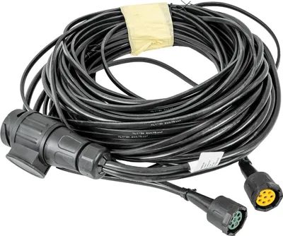 Produktbild von MANTES Anhänger Elektroinstallation 8 m 13-Pin Stecker Bajonett 2x 8-Pin 0,75 mm2 12 V Kabelsatz für PKW-Anhänger mit Bajonettanschluss