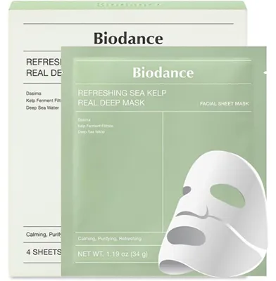Image de Biodance Refreshing Sea Kelp Real Deep Mask 4St.