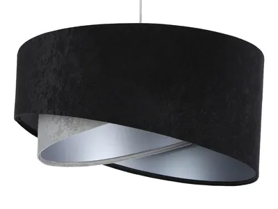 Zdjęcie produktu dla Lampa wisząca SHAPELESS czarna/szara/srebrna