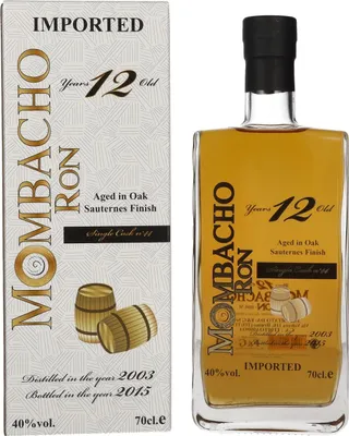 Produktbild von Mombacho Ron 12 Years Old Sauternes Finish 40% Vol. 0,7l in Geschenkbox