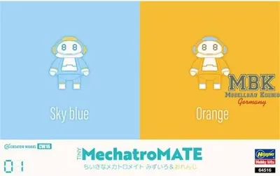 Immagine prodotto di HASEGAWA HAS64516 MechatroMATE n. 1 - Azzurro e arancione (CW16)