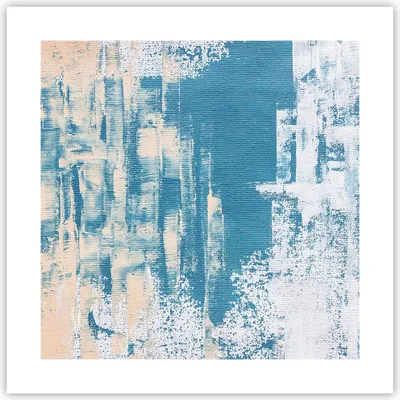 Produktbild von Poster - Poster ohne Rahmen - Blau Farben Hintergrund - 40x40 cm - Wand Bild - Wanddeko - Wandbilder - Kunstposter - Wandposter - Bilder - Kunstdruck - Wanddekoration - Wandbild - P2XAC40x40-5062