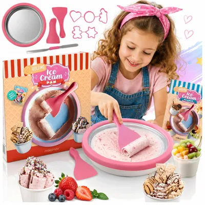 Image de Machine à glaces thaïlandaise, kit cadeau pour enfants, fabrication maison + recettes