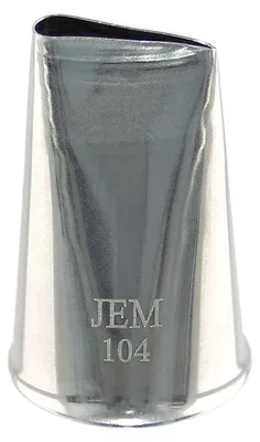 Zdjęcie produktu dla PME JEM Nozzle, Dysza do dekorowania ciast, Torba z dekoracjami do ciast, Stal nierdzewna, Stal nierdzewna, 1,45 cm, 25 mm