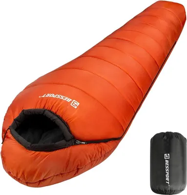 Produktbild von Bessport Schlafsack -10 ℃ Mumienschlafsack Winter Wasserdicht für Camping Outdoor
