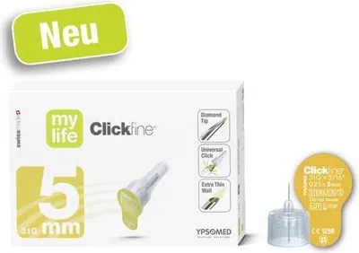 Produktbild von Mylife Clickfine Pen-Nadeln 5 mm 31 G 100 St