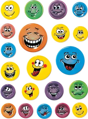 Image de Herma 6153 6153 Autocollants MAGIC Visages, gaufrés