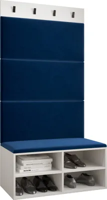 Produktbild von Garderobe MIRO Set 2 mit gepolsterten Paneelen Industrial Design