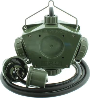 Produktbild von Stromverteiler KALLE Aquasafe Delta-Box SCHUKO IP68 BUND 1,5 Meter
