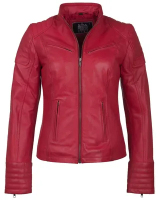 Produktbild von URBAN 5884 Damen Angelina Lederjacke, Jacke Aus Echtem Lammfell, Kurz Und Enganl