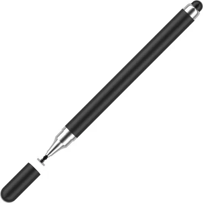 Produktbild von INF 2-in-1-Eingabestift für Touchscreens (Doppelgummispitze) Schwarz