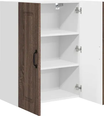 Zdjęcie produktu dla vidaXL Front do zmywarki Kalmar, brązowy, imitacja dębu, 60 x 31 x 80 cm