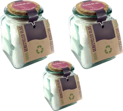 Produktbild von 2 + 1 Fleur de Sel de Guérande – r Keltisch für elegante und authentische kulinarische Köstlichkeiten aus Frankreich - Celtic Salt Products - 3x 200g