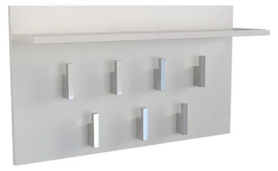 Obrázek produktu pro Topeshop WIESZAK 2F BIEL MAT, Dřevotřískové desky, Bílá, 7 kusů, 700 mm, 200 mm, 400 mm