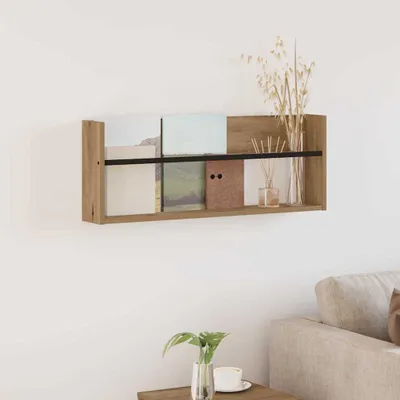 Produktbild von Möbel Magazinregal Artisan-Eiche 80 x 12 x 30 cm Holzwerkstoff - Zeitungsständer &4900