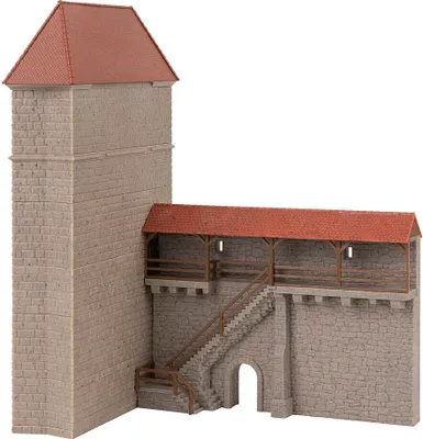 Produktbild von Faller H0 130691 Altstadtmauer Set Schildmauer Bauset 1:87
