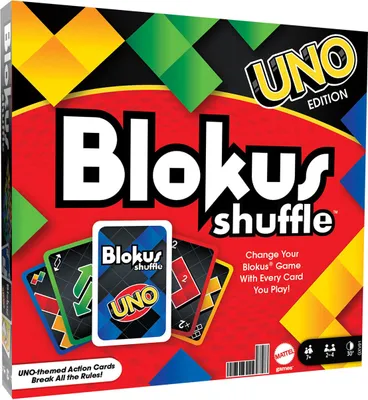 Immagine prodotto di Mattel Games Blokus Shuffle: UNO Edition Gioco da tavolo dai 7 anni in su