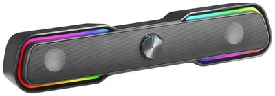 Image de Mars Gaming MSBX Soundbar Haut-parleur Noir 10 W
