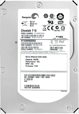 Produktbild von Festplatte Dell ST3300555SS Cheetah 10 000Rpm 300Gb SAS 3,5" Zoll 0FW956