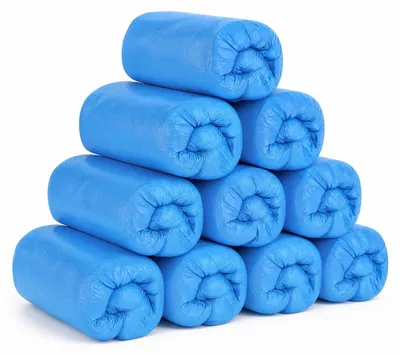 Image de Couvre-chaussures imperméables, antidérapants, 100 pièces, jetables, pour une protection hygiénique