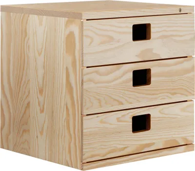 Produktbild von ASTIGARRAGA Dinamic, Holz, 3 Schublade(n), Holz, 16 mm, 36,2 mm, 33 mm