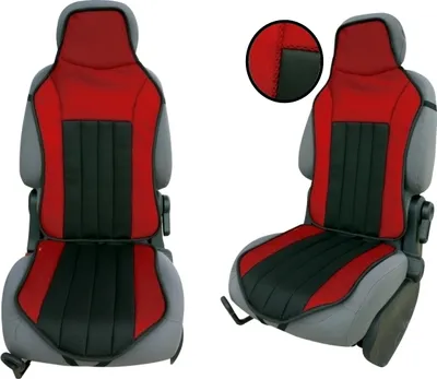 Produktbild von CSC103 - Sitzauflage Sitzpolster Schwarz, Rot