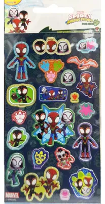 Obrázek produktu pro Sada holografických samolepek „Marvel Spidey and His Amazing Friends“ s