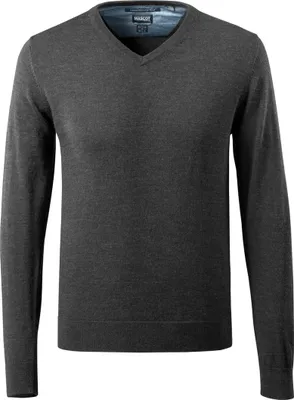Produktbild von Mascot Strickpullover FRONTLINE, Herren 50635 Gr. S dunkelanthrazit/hellgrau-meliert