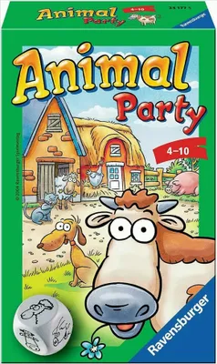Produktbild von Ravensburger Animal Party, Brettspiel, Familie, 4 Jahr(e), Familienspiel
